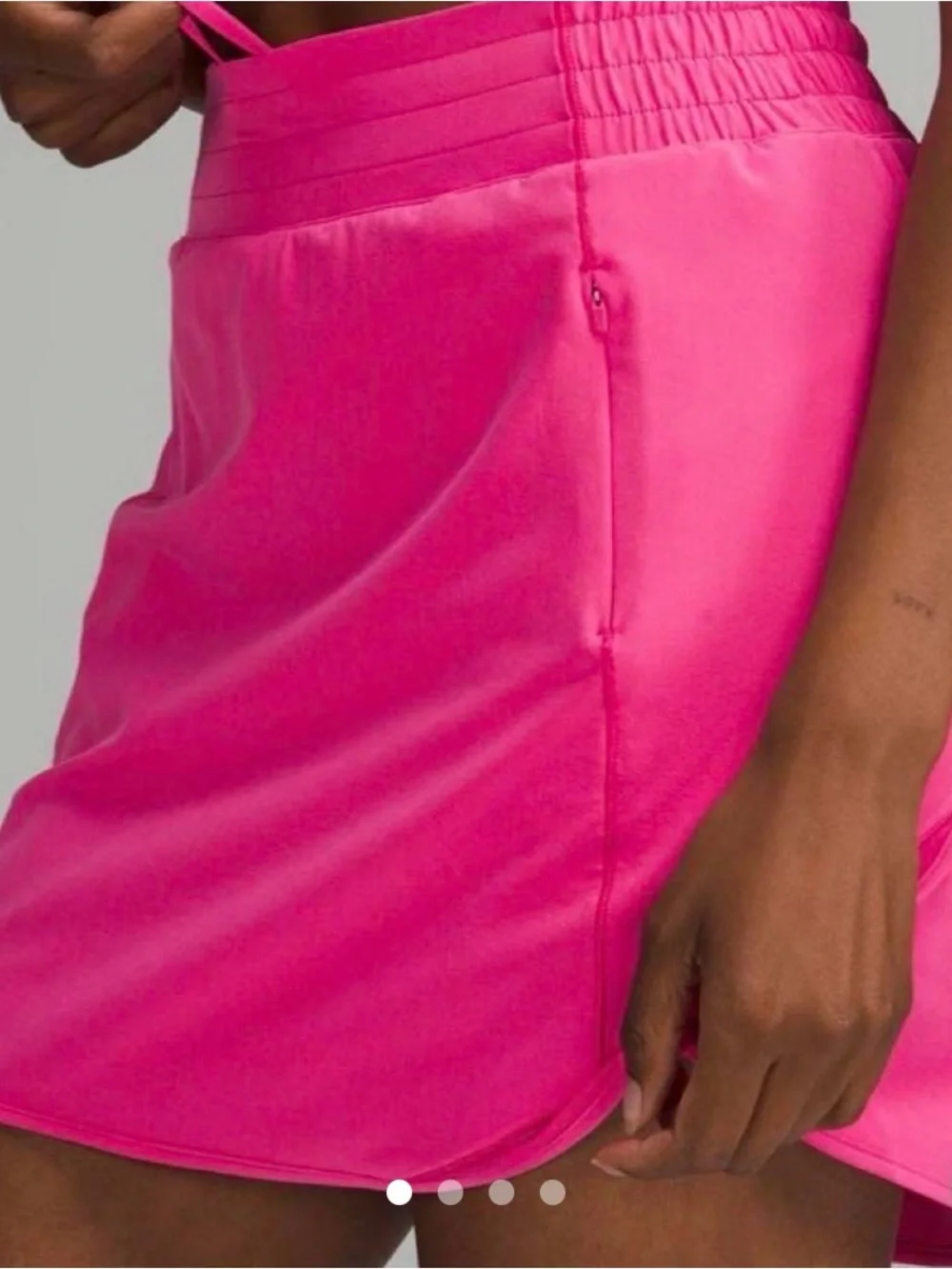 lululemon athletica Sonic Pink Hotty Athletic Skort
